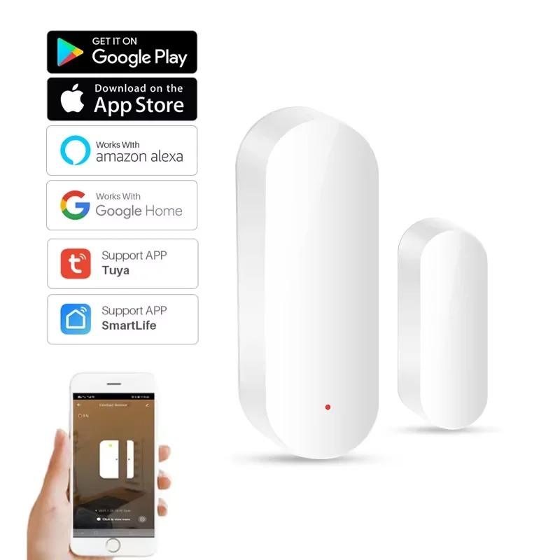 Wireless Door Sensor - Tuya Smart WiFi Door Sensor Smart