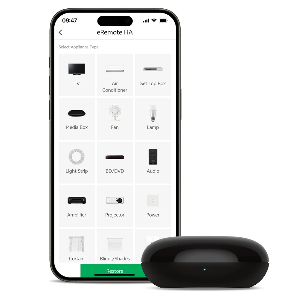 Universal Remote Smart Home - LinknLink eRemote IR Blaster for TV,