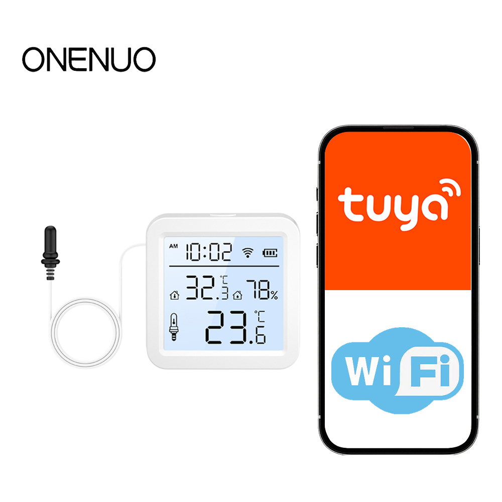 Temperature Sensor - WiFi Humidity Temperature Sensor with External