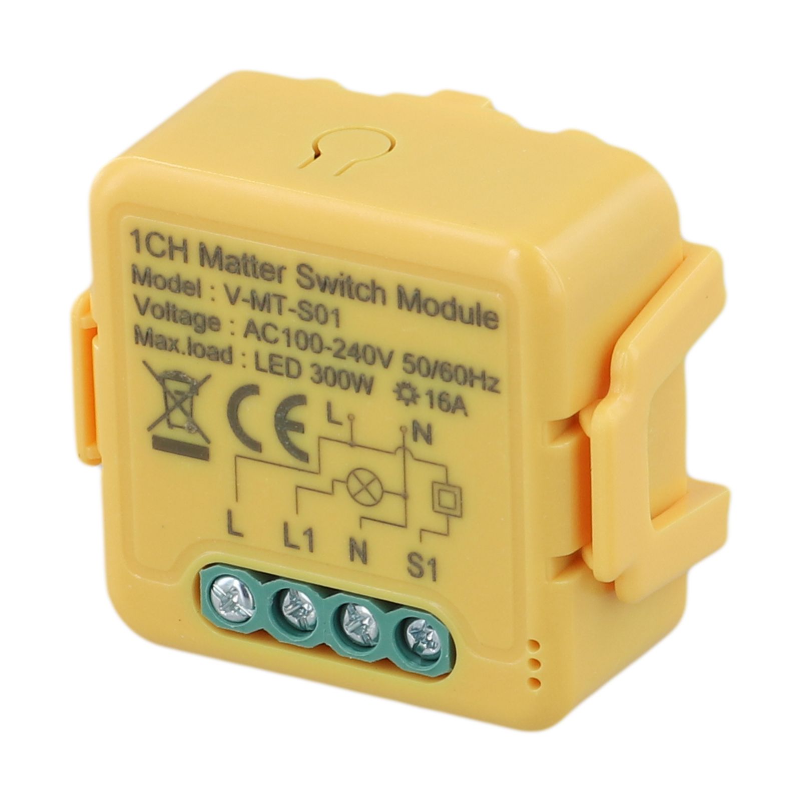 16A Matter For Smart Home Rela - Smart Home Yellow recension och pris