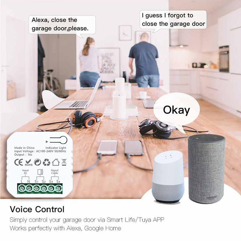 Smart Life ZigBee Garage Door  - Smart Home Plus recension och pris