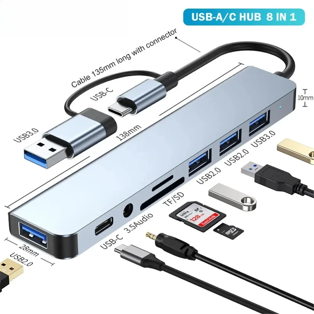 8-in-2 USB C Hub Multiport Ada - Smart Home Hub 2 recension och pris