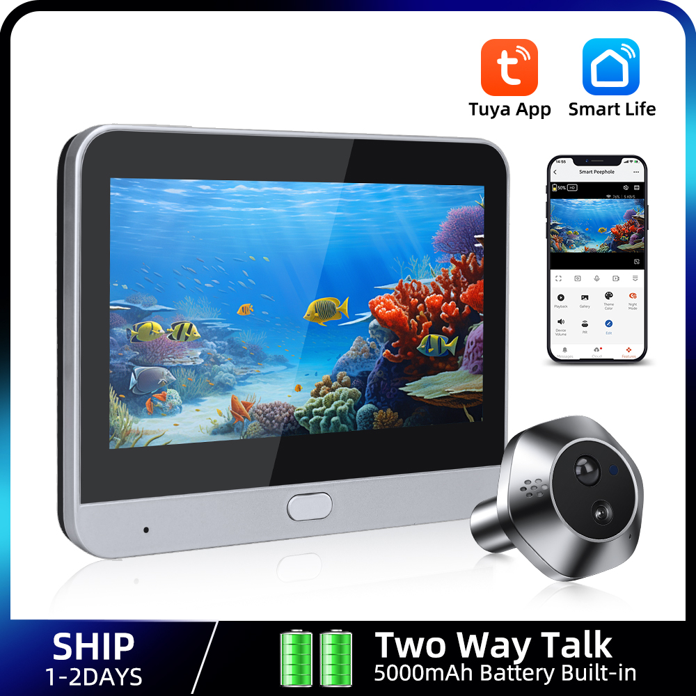 1080P WiFi Peephole Tuya Smart - Smart Home Video recension och pris