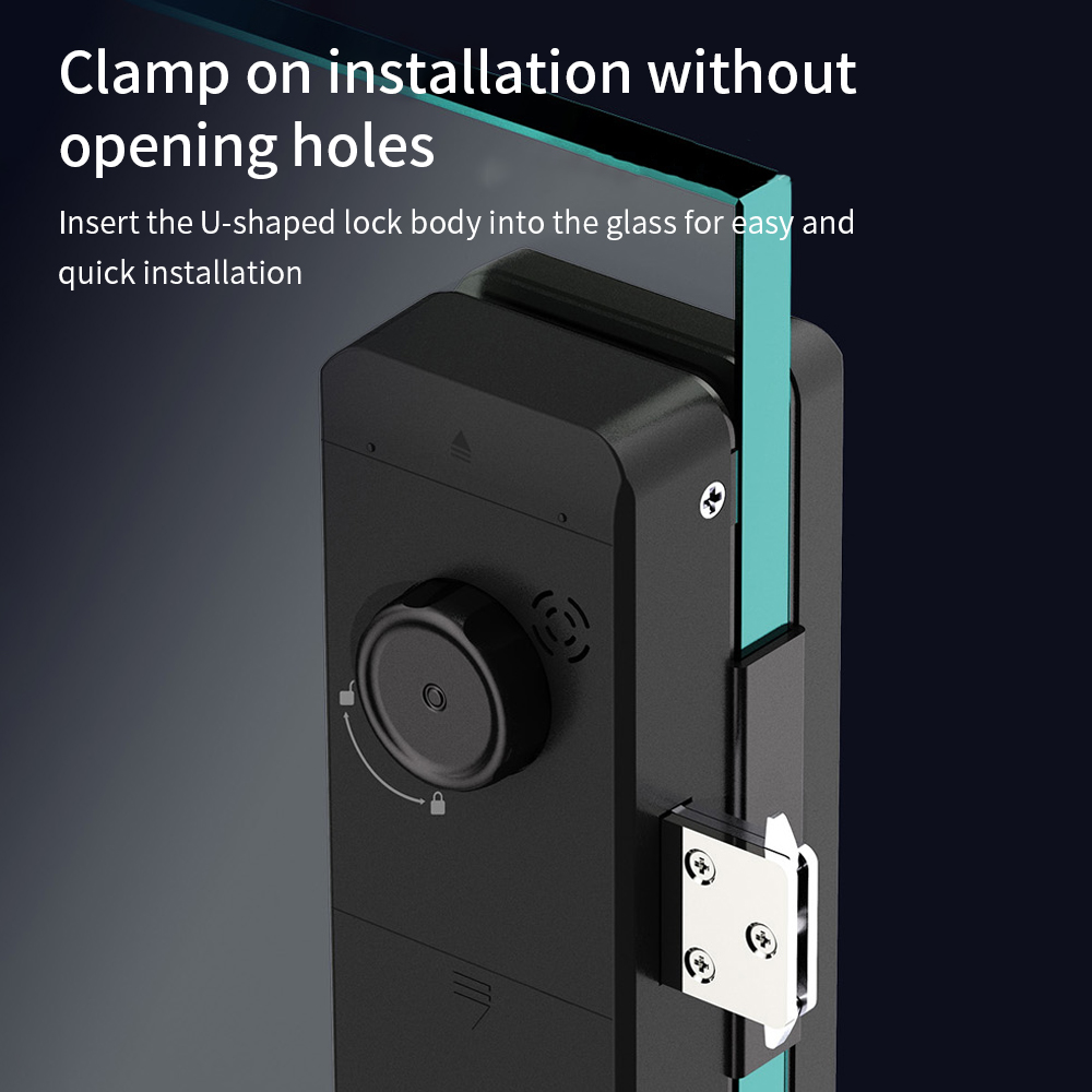 TTLOCK Smart Glass Lock Finger - Smart Home Door Lock recension och pris